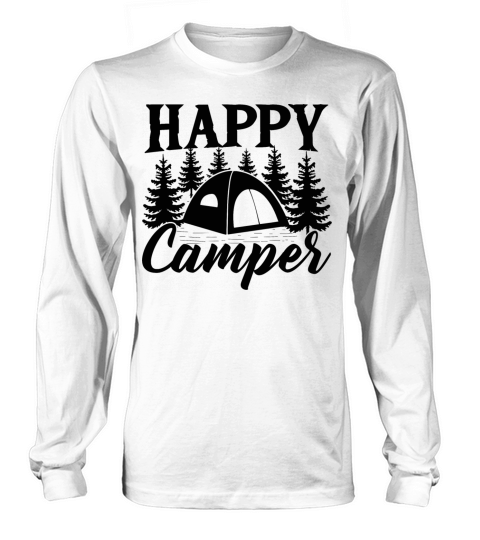 Camping Camper Van Vintage In Caravan Caravan Long sleeved Unisex