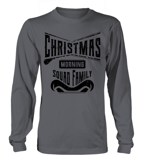 christmas morning squad family vintage Long sleeved Unisex