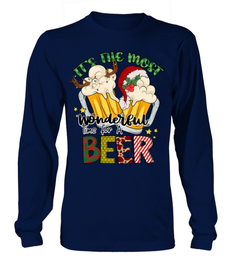 Funny Christmas For Beer Lovers Long sleeved Unisex