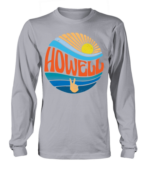 Howell Shirt Vintage Sunset Howell Groovy Tie Dye Long sleeved Unisex