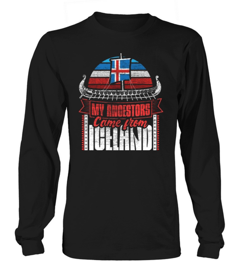Iceland Icelandic Origin Gift Long sleeved Unisex