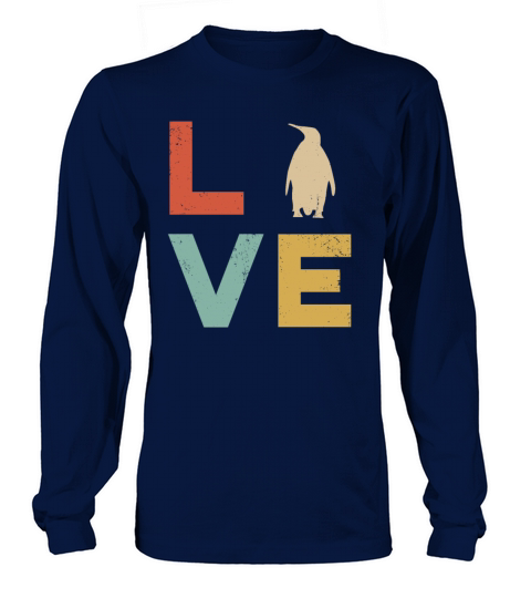 Love Penguin Vintage Rodent Lovers Womens Penguin Long sleeved Unisex