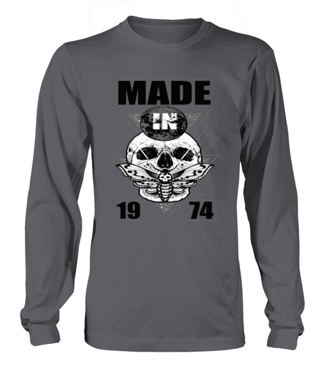 Made In 1974 Vintage Retro Limited Edition Long sleeved Unisex