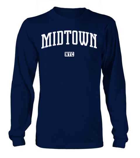 Midtown New York City Vintage Long sleeved Unisex