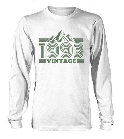 Mountains Hiking 1993 Birthday Vintage Sayings Long sleeved Unisex