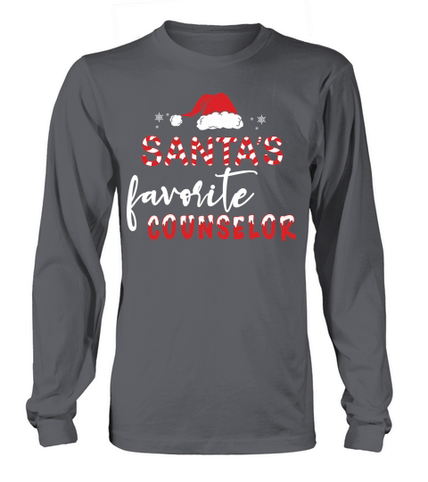 Santas favotite Counselor Christmas Long sleeved Unisex