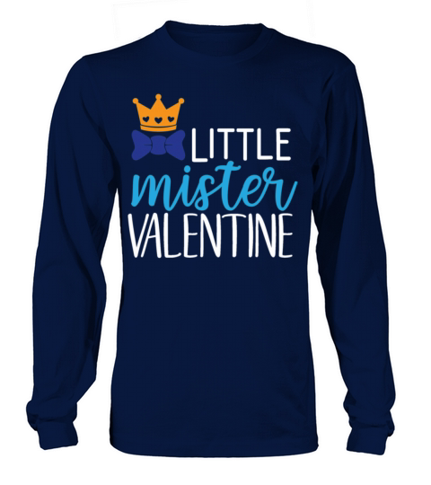 Valentimes Day Little Mister Valentine Valentine D Long sleeved Unisex