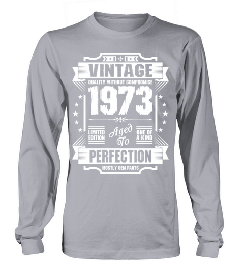 Vintage 1973 Perfection Long sleeved Unisex