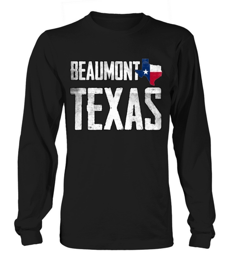 Vintage Beaumont Texas Flag Long sleeved Unisex