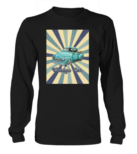 Vintage Car Long sleeved Unisex