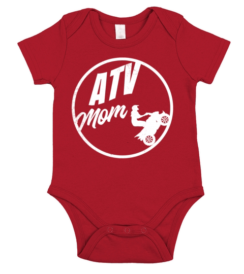 all terrain vehicles MOM player graphic theme Short Sleeve Baby One-Piece