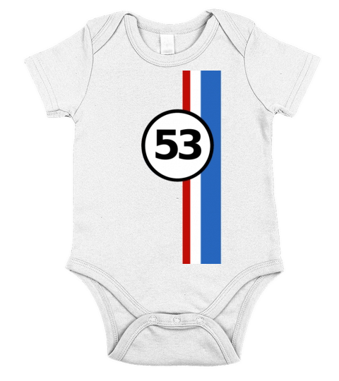 Herbie 53 Short Sleeve Baby One-Piece