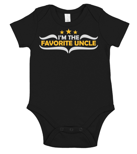 im the favorite uncle Short Sleeve Baby One-Piece