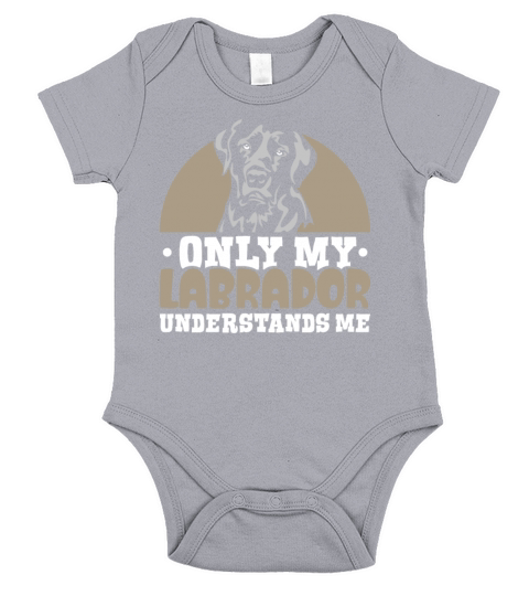 Labrador and like maybe 3 people Short Sleeve Baby One-Piece