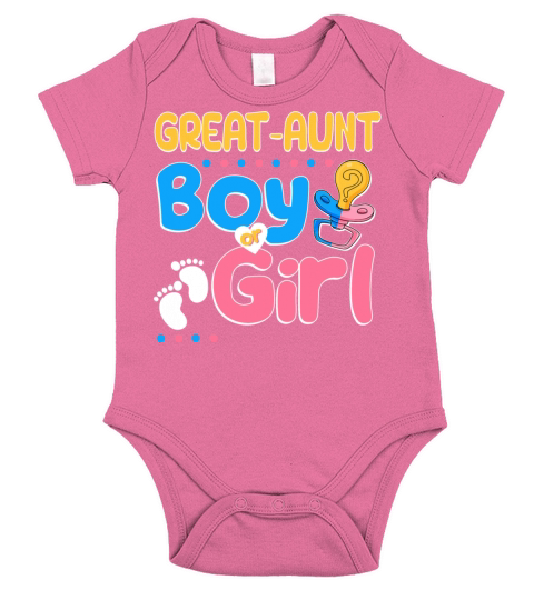 Pink or Blue Great Aunt Loves You Best Auntie Short Sleeve Baby One-Piece