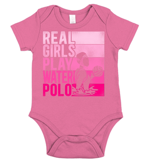 Water Polo Girl Vintage Real Girls Short Sleeve Baby One-Piece