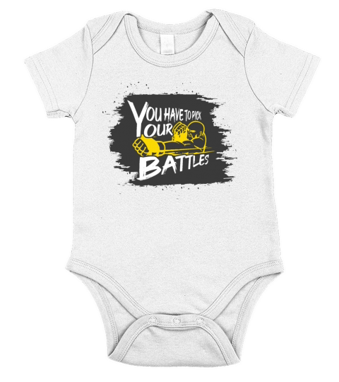 You have to pick your battles Short Sleeve Baby One-Piece