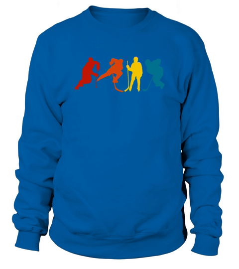 Ice Hockey Retro Vintage Sweatshirt Unisex
