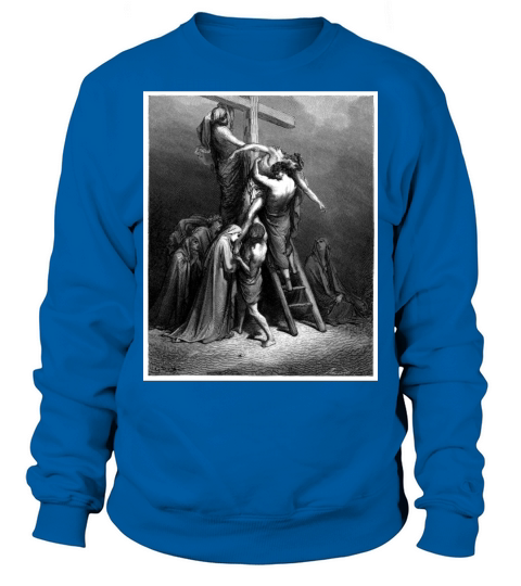 Jesus Christ in the cross the Bible Maria Magdalen Sweatshirt Unisex