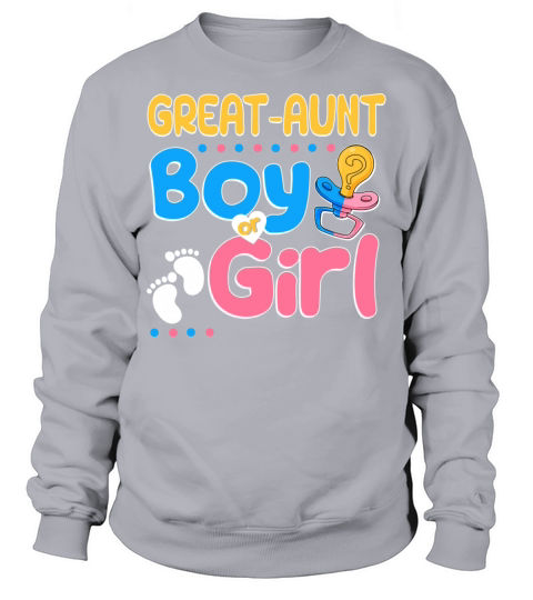 Pink or Blue Great Aunt Loves You Best Auntie Sweatshirt Unisex