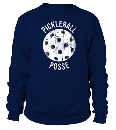 Retro Vintage Pickleball Posse For Pickers Sweatshirt Unisex