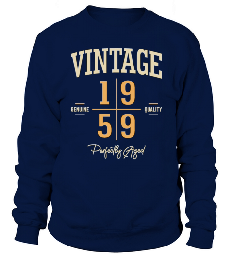Vintage 1959 64th Birthday Sweatshirt Unisex