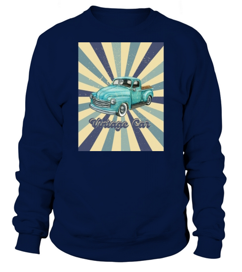 Vintage Car Sweatshirt Unisex