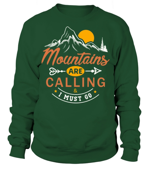 Vintage Mountains Climber Hiker Sweatshirt Unisex