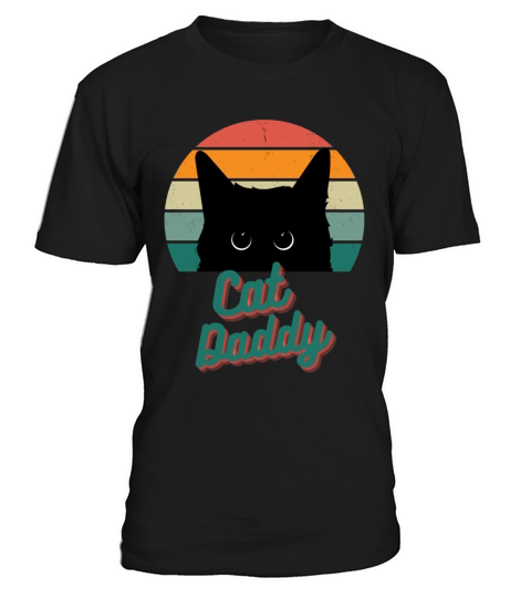 Cat Daddy Vintage Eighties Style Cat Retro T-Shirt Unisex