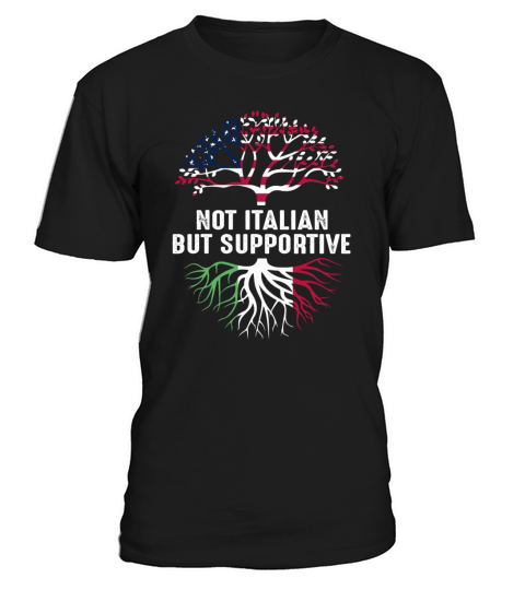 Not Italian vintage distressed usa flag But Suppor T-Shirt Unisex