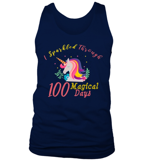 100 Days of School for Kindergarten Elementary Tank Top Unisex
