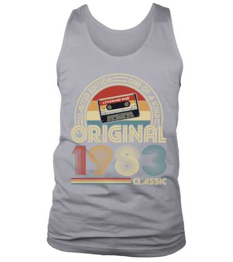 40th birthday vintage 1983 original 1983 classic Tank Top Unisex