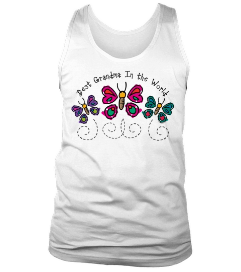 Butterfly Best Grandma Tank Top Unisex