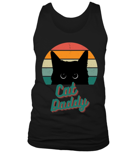 Cat Daddy Vintage Eighties Style Cat Retro Tank Top Unisex