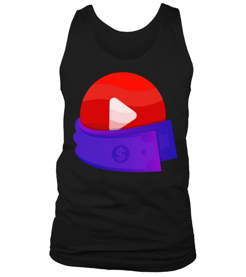 funny icon make money youtuber video youtube Tank Top Unisex