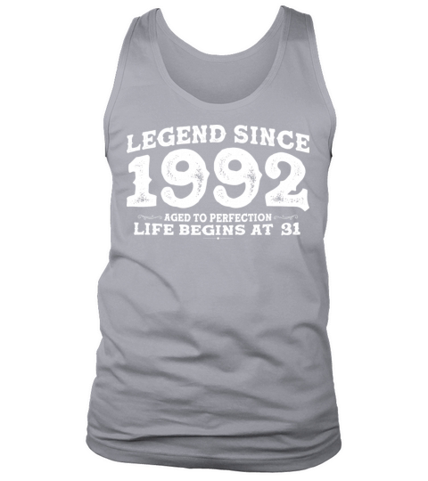 Legend Since 1992 31 Year of Perfection - 31st Tank Top Unisex