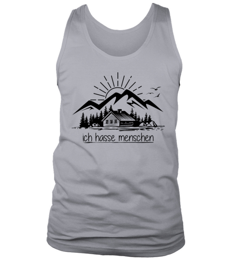 Mountain cottage cabin mountains saying quote Tank Top Unisex