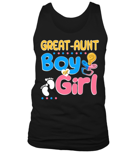 Pink or Blue Great Aunt Loves You Best Auntie Tank Top Unisex