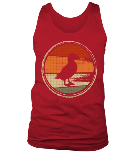 Puffin Vintage Bird Seabird Puffins Tank Top Unisex