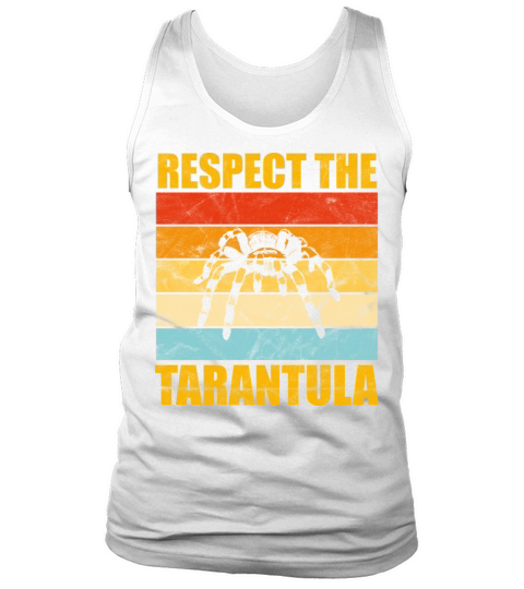Respect The Tarantula Vintage Sunset Cute Womens Tank Top Unisex