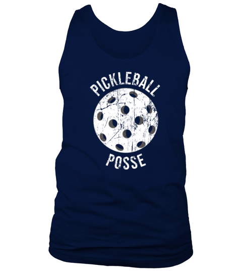 Retro Vintage Pickleball Posse For Pickers Tank Top Unisex
