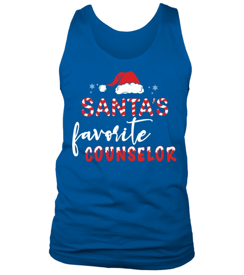 Santas favotite Counselor Christmas Tank Top Unisex
