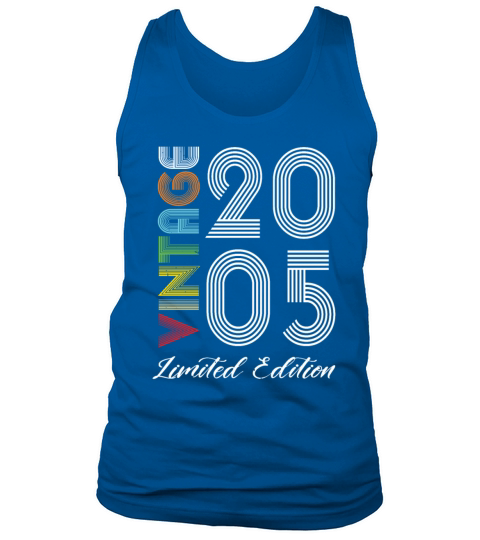 Vintage 2005 Vintage Birthday Retro Vintage Tank Top Unisex