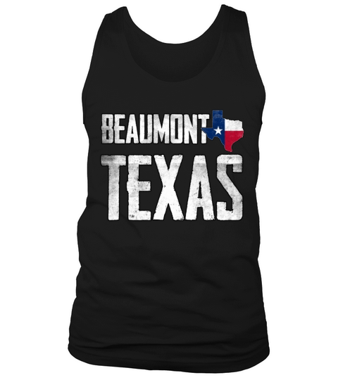 Vintage Beaumont Texas Flag Tank Top Unisex