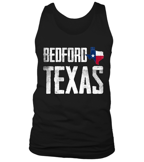 Vintage Bedford Texas Flag Tank Top Unisex