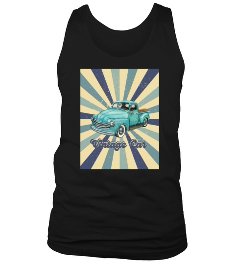 Vintage Car Tank Top Unisex