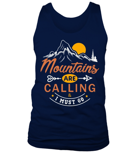 Vintage Mountains Climber Hiker Tank Top Unisex