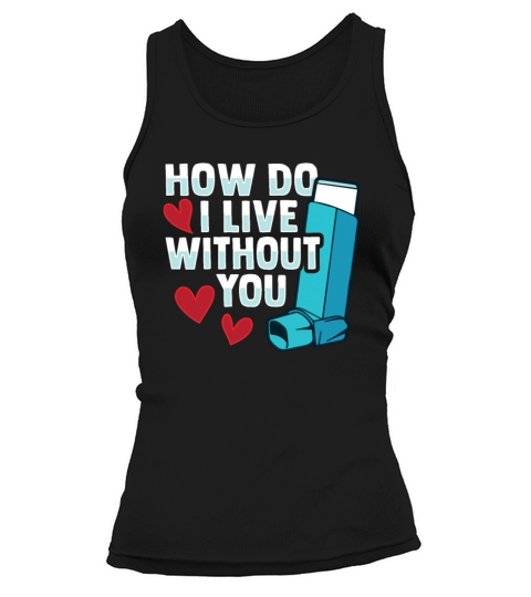 Albuterol Asthma Inhaler Design for an Asthmatic Tank top Woman