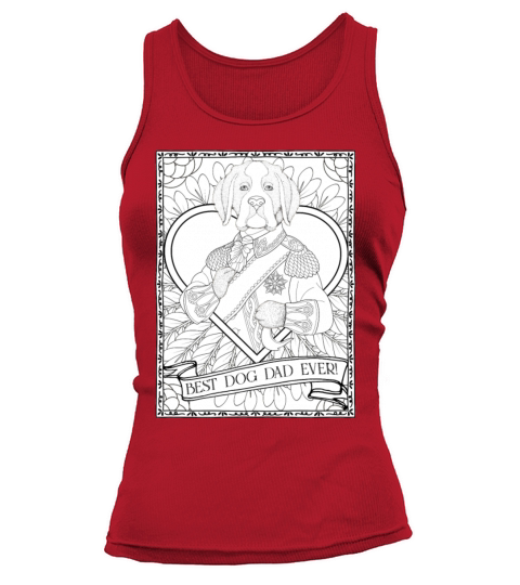 Best Dog Dad Ever Vintage Boxer Dog Owner Lover Tank top Woman