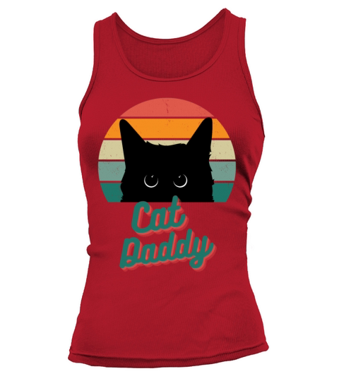 Cat Daddy Vintage Eighties Style Cat Retro Tank top Woman